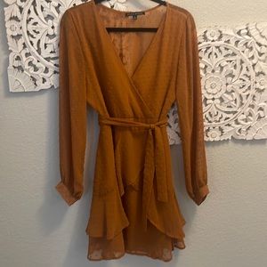 Beautiful Haute Monde orange/golden dress.